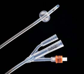 Bard  70524SI Foley Catheter Lubri-Sil I.C. 3-Way Standard Tip 5 cc Balloon 24 Fr. Antimicrobial Hydrogel Coated Silicone