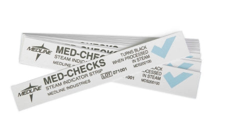 Medline  MDS200100 Med-Checks Sterilization Chemical Indicator Strip Steam 4 Inch