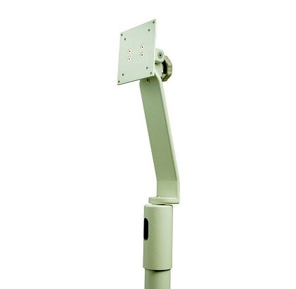 DCI Flat Panel Monitor Support Top Post Mounted White, 4924