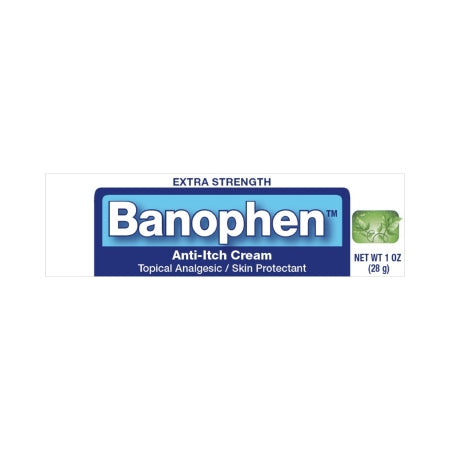 Major Pharmaceuticals  00904535431 Itch Relief Banophen 2% - 0.1% Strength Cream 30 Gram Tube