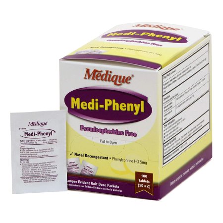 Medique Products  20533 Allergy Relief Medi-Phenyl 5 mg Strength Tablet 2 per Box