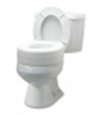 Graham-Field  6909A Raised Toilet Seat 4-1/2 Inch Height White 250 lbs. Weight Capacity