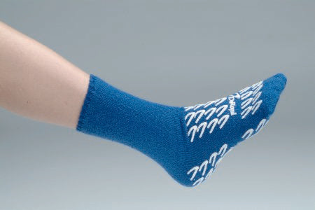 DeRoyal M3066-U Slipper Socks One Size Fits Most Royal Blue Above the Ankle