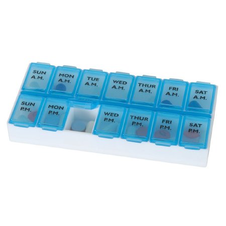 Apothecary Products  67375 Pill Organizer EZY Dose Medium 7 Day 2 Dose