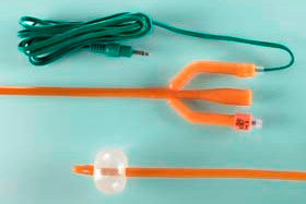 Bard  119218M Temperature-Sensing Foley Catheter 2-Way Standard Tip 5 cc Balloon 18 Fr. Silicone