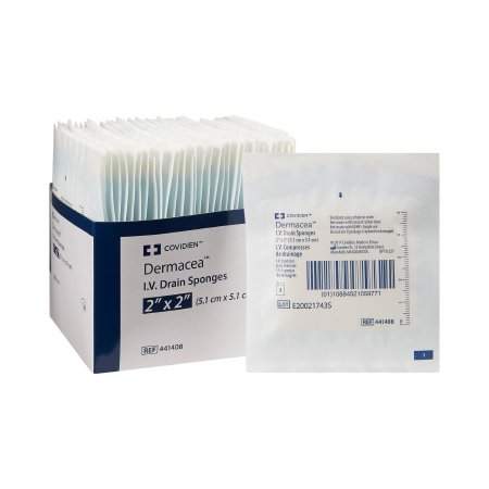 Cardinal  441408 I.V. Sponge Dermacea 2 X 2 Inch Sterile 6-Ply