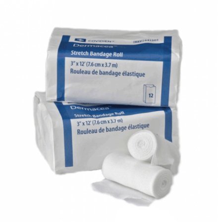 Cardinal  441501 Conforming Bandage Dermacea 3 Inch X 4 Yard 12 per Pack NonSterile 1-Ply Roll Shape