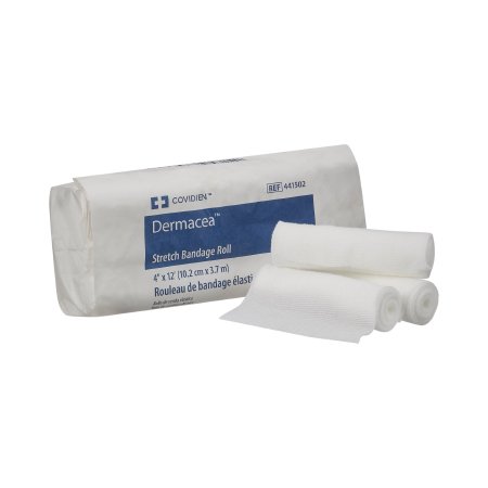 Cardinal  441502 Conforming Bandage Dermacea 4 Inch X 4 Yard 12 per Pack NonSterile 1-Ply Roll Shape