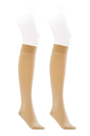 BSN Medical 115271 Compression Stocking JOBST Opaque Knee High Medium Natural Closed Toe