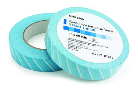 McKesson Brand 73-BT36 Steam Indicator Tape McKesson 1 Inch X 60 Yard Steam