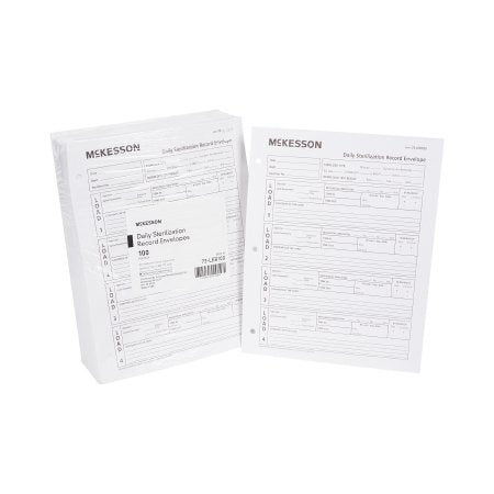 McKesson Brand 73-LEB100 Sterilization Record Envelope McKesson