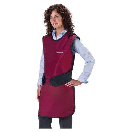 Wolf X-Ray 65021-18 X-Ray Apron Burgundy Easy Wrap Style Medium