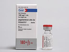 Roche  00004035009 Pegasys Peginterferon Alfa-2A 180 mcg / mL Injection Single-Dose Vial 1 mL