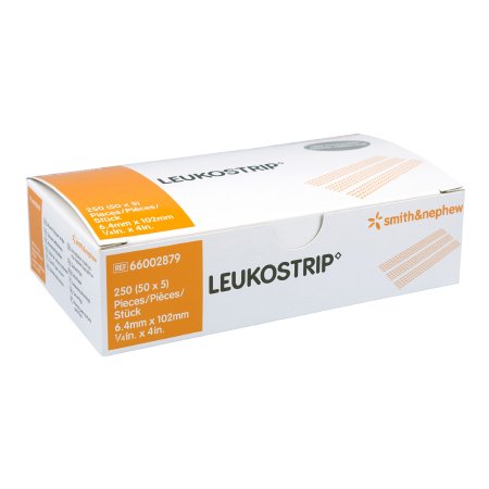 Smith & Nephew  66002879 Skin Closure Strip Leukostrip 1/4 X 4 Inch Nonwoven Material Flexible Strip White