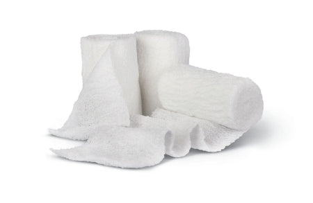 Medline  NON27492 Fluff Bandage Roll Bulkee Lite 2 Inch X 3-1/2 Yard 12 per Pack NonSterile 3-Ply Roll Shape