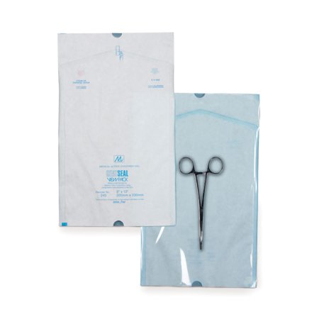 Medical Action Industries  255- Sterilization Pouch View Pack Ethylene Oxide (EO) Gas / Steam 12 X 15 Inch Transparent / White Heat Seal Paper / Film