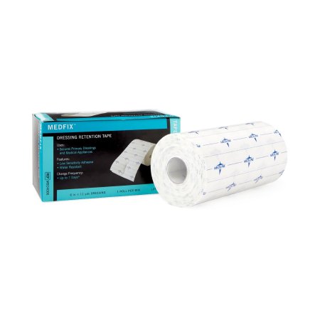 Medline  MSC4006 Water Resistant Dressing Retention Tape with Liner MedFix White 6 Inch X 11 Yard Nonwoven NonSterile