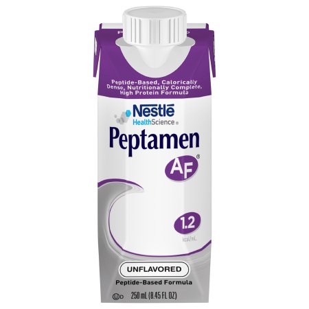 Nestle Healthcare Nutrition 00798716663700 Tube Feeding Formula Peptamen AF Unflavored Liquid 250 mL Carton