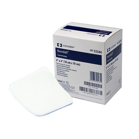 Cardinal  55544 Foam Dressing Kendall 4 X 4 Inch Without Border Without Film Backing Nonadhesive Square Sterile