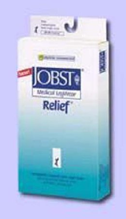 BSN Medical 114623 Compression Stocking JOBST Relief Knee High X-Large Beige Closed Toe