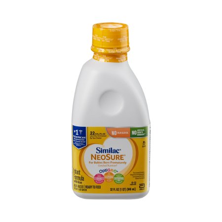 Abbott Nutrition 57455 Infant Formula Similac NeoSure 32 oz. Bottle Liquid Iron Premature