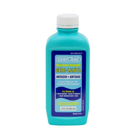 Geri-Care  XMYL-12-GCP Antacid Geri-Care 400 mg - 40 mg Strength Oral Suspension 12 oz.