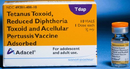 Sanofi Pasteur  49281040010 Adacel Tdap Vaccine Indicated for People 10 to 64 Years of Age Tetanus Toxoid, Reduced Diphtheria Toxoid and Acellular Pertussis Vaccine, Adsorbed, Preservative Free Injection Single-Dose Vial 0.5 mL