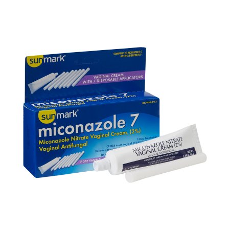 McKesson Brand 49348087277 Vaginal Antifungal sunmark 2% Strength / 100 mg Cream 1.59 oz. Tube