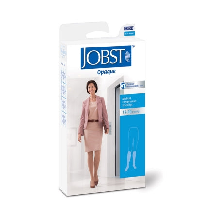 BSN Medical 115214 Compression Stocking JOBST Opaque Knee High Large Natural Closed Toe