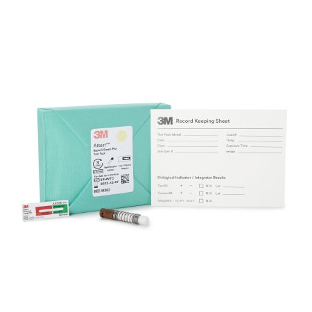 3M  41382 Attest Rapid 5 Steam-Plus Sterilization Biological Indicator Pack Steam 2 Inch