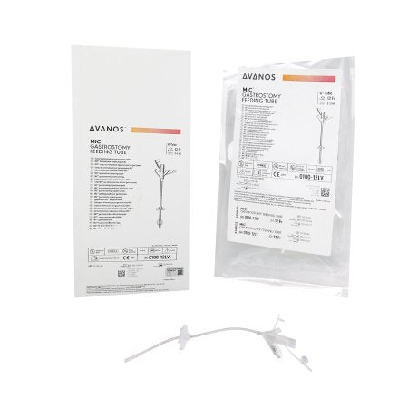 Avanos Medical Sales LLC 0100-12LV Gastrostomy Feeding Tube MIC 12 Fr. Silicone Sterile