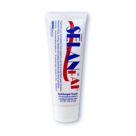 Span America  PJSAF04012 Antifungal Selan+ AF 2% Strength Cream 4 oz. Tube