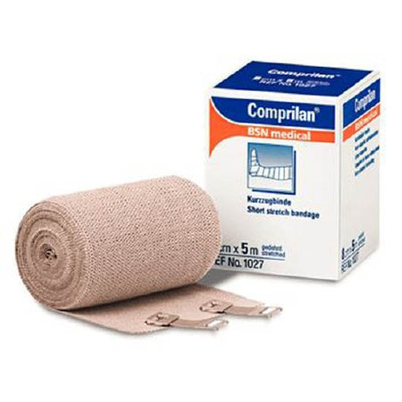 Patterson Medical Supply  590008 Compression Bandage Comprilan 4-7/10 Inch X 16-2/5 Foot Clip Detached Closure Tan NonSterile Standard Compression