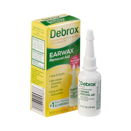 Glaxo Consumer Products  04203710478 Ear Wax Remover Debrox 0.5 oz. Otic Drops 6.5% Strength Carbamide Peroxide