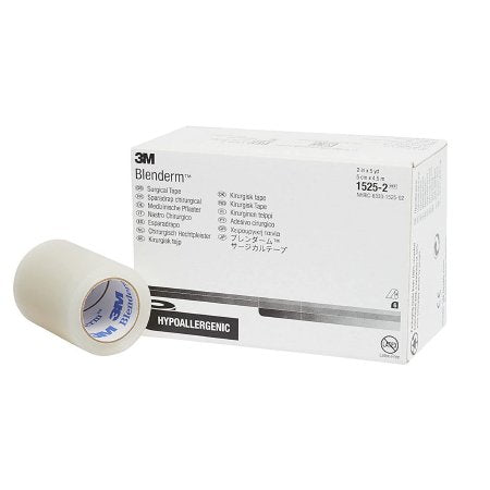 3M  1525-2 Waterproof Medical Tape 3M Blenderm Transparent 2 Inch X 5 Yard Plastic NonSterile