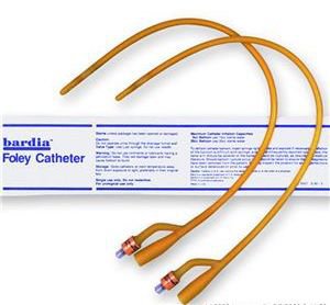 Bard  123612A Foley Catheter Bardia 2-Way 30 cc Balloon 12 Fr. Silicone Coated Latex