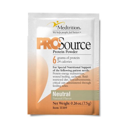 Medtrition/National Nutrition 11169 Oral Supplement ProSource Neutral Flavor Powder 7.5 Gram Individual Packet