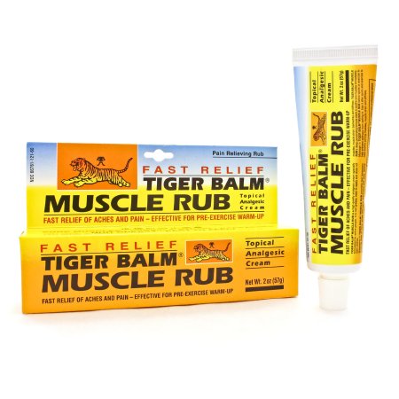 Prince of Peace Enterprises  03927844020 Topical Pain Relief Tiger Balm Active Muscle Rub 15% - 5% - 3% Strength Camphor / Menthol / Methyl Salicylate Ointment 2 oz.