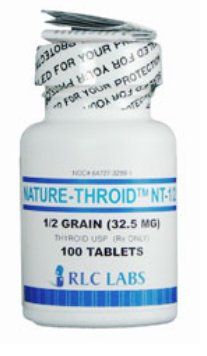 Western Research Lab  64727329901 Nature-Throid Thyroid, Porcine 32.5 mg Tablet Bottle 100 Tablets