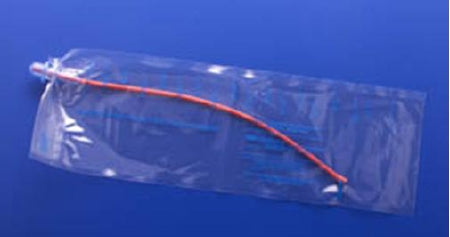 Teleflex LLC  RONC-14 Intermittent Closed System Catheter MMG Straight Tip 14 Fr. Without Balloon Silicone Coated Red Rubber