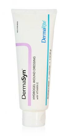 DermaRite Industries  00247 Hydrogel Wound Dressing Dermasyn 3 oz. Gel / Amorphous NonSterile