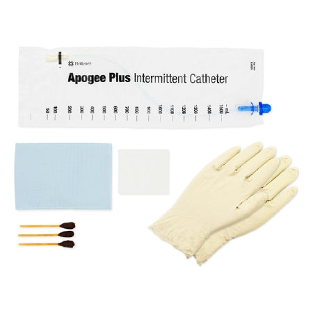 Hollister  96124 Intermittent Closed System Catheter Tray Advance Plus Straight Tip 12 Fr. Without Balloon PVC