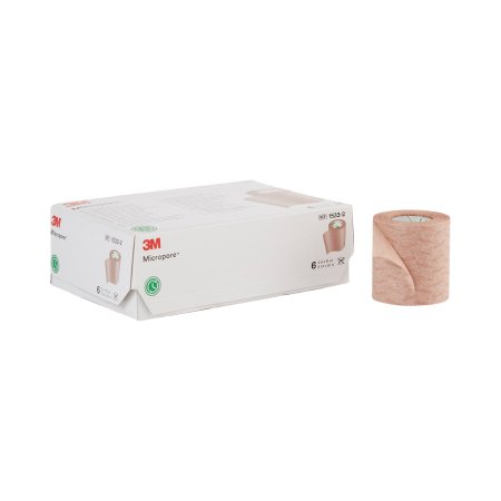 3M  1533-2 Medical Tape 3M Micropore Tan 2 Inch X 10 Yard Paper NonSterile