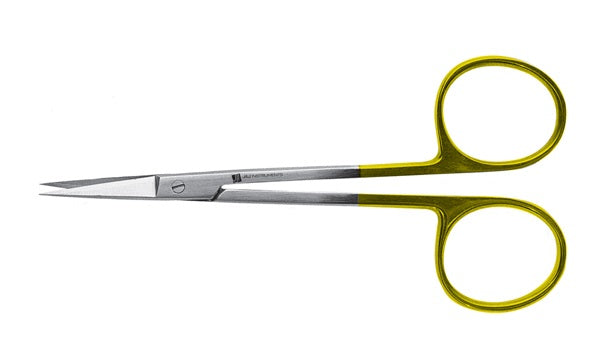 J&J Iris Scissors Straight 4.5" Carbide Ea