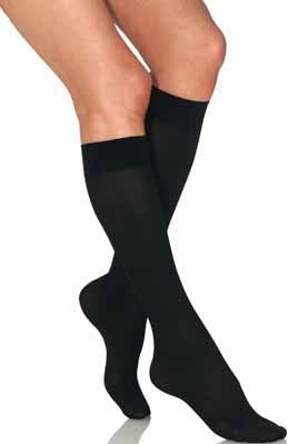 BSN Medical 119233 Compression Stocking JOBST Ultrasheer Knee High Medium Classic Black Closed Toe