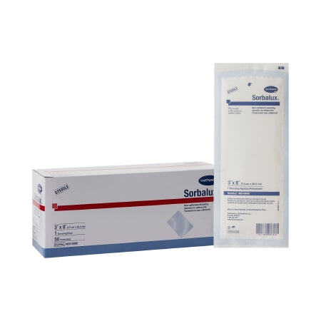 Hartmann  48910000 Non-Adherent Dressing Sorbalux 3 X 8 Inch Sterile Rectangle