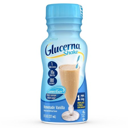 Abbott Nutrition 57801 Oral Supplement Glucerna Original Shake Vanilla Flavor Liquid 8 oz. Bottle