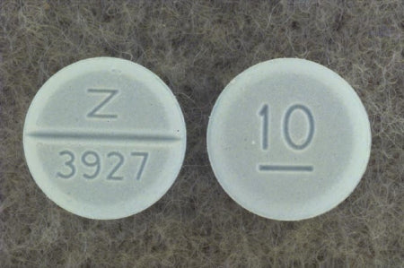 Teva  00172392770 Diazepam 10 mg Tablet Bottle 500 Tablets CIV