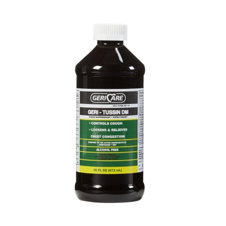 Geri-Care  QRDM-16-GCP Cold and Cough Relief Geri-Care 100 mg - 10 mg / 5 mL Strength Syrup 16 oz.