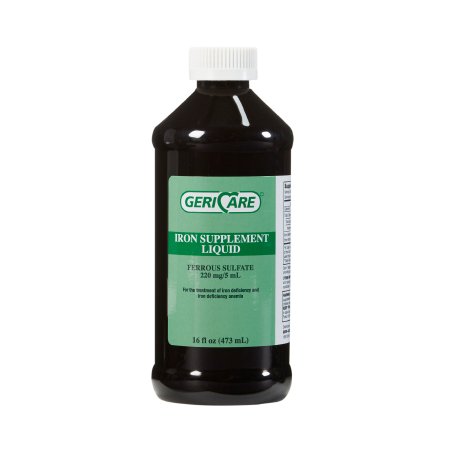 Geri-Care  Q701-16-GCP Mineral Supplement Geri-Care Iron 220 mg Strength Liquid 16 oz.